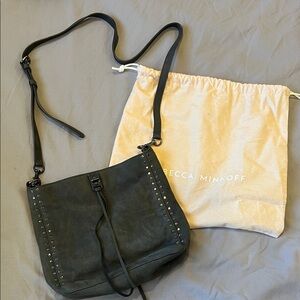 Rebecca Minkoff Dark Gray Studded Crossbody Bag